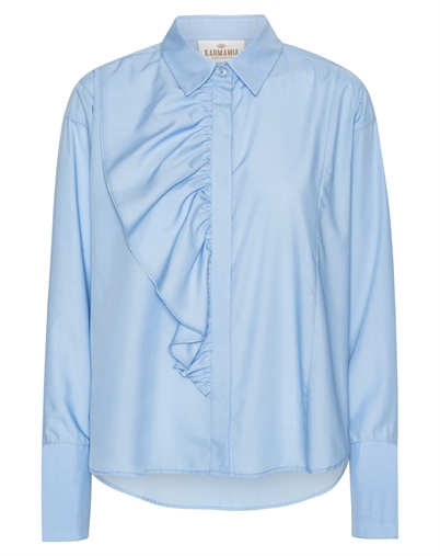 KARMAMIA Copenhagen - Drew Skjorte - Sky Blue Cotton